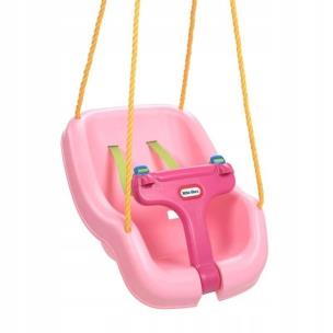 Huśtawka dla dzieci 2w1 kubełkowa różowa. Wydawca: Little tikes. Multiszop.pl Opakowanie Huśtawka dla dzieci 2w1 kubełkowa różowa