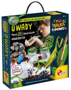 I'M Genius Science Nauka w domu Owady. Wydawca: Lisciani. Multiszop.pl Opakowanie I'M Genius Science Nauka w domu Owady