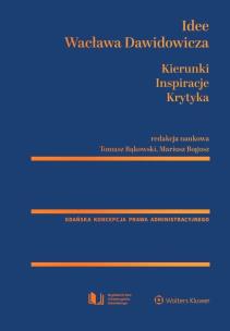 Idee Wacława Dawidowicza. Autor: red. Tomasz Bąkowski, Bogusz Mariusz. Multiszop.pl Okładka książki Idee Wacława Dawidowicza