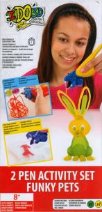 Opakowanie IDO3D Ultra - komplet 2 długopisów 3D - Funky Pets