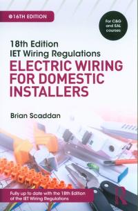 Okładka książki IET Wiring Regulations Electric Wiring for Domestic Installers