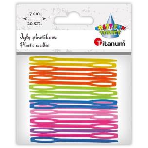 Opakowanie Igły plastikowe 70mm mix kolorów 20szt
