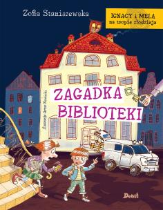 Ignacy i Mela na tropie złodzieja. Zagadka biblioteki. Autor: Staniszewska Zofia. Multiszop.pl Okładka książki Ignacy i Mela na tropie złodzieja. Zagadka biblioteki