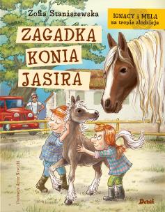 Ignacy i Mela na tropie złodzieja. Zagadka konia Jasira. Autor: Staniszewska Zofia. Multiszop.pl Okładka książki Ignacy i Mela na tropie złodzieja. Zagadka konia Jasira