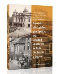 Okładka książki Ikonografia ulicy Szpitalnej, placu Ducha Św...