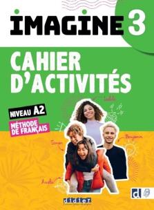 Imagine 3 A2 ćwiczenia + online. Autor: Marie-Noelle Cocton, Dereeper Camille, Florence G. Multiszop.pl Okładka książki Imagine 3 A2 ćwiczenia + online