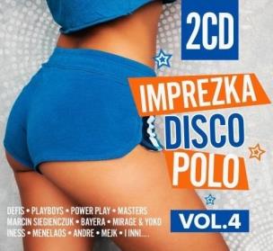 Imprezka Disco Polo vol.4 CD. Autor: Various Artists. Multiszop.pl Okładka książki Imprezka Disco Polo vol.4 CD