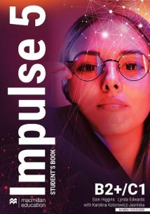 Impulse 5 B2+/C1 SB + online. Autor: Higgins Eoin, Edwards Lynda, Karolina Kotorowicz-. Multiszop.pl Okładka książki Impulse 5 B2+/C1 SB + online