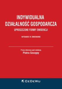 Okładka książki Indywidualna działalność gospodarcza w.4