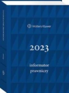 Opakowanie Informator Prawniczy 2023, granatowy (format A5)