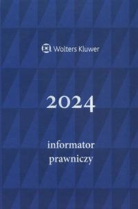 Okładka książki Informator Prawniczy 2024 Niebieski A5
