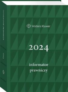 Okładka książki Informator Prawniczy 2024 zielony A5