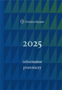 Okładka książki Informator Prawniczy 2025 granat A5
