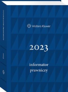 Okładka książki Informator Prawniczy A5 2024 (granatowy)