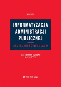 Okładka książki Informatyzacja administracji publicznej w.2