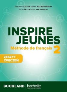 Inspire Jeunes 2 zeszyt ćwiczeń + audio. Autor:   Praca zbiorowa. Multiszop.pl Okładka książki Inspire Jeunes 2 zeszyt ćwiczeń + audio