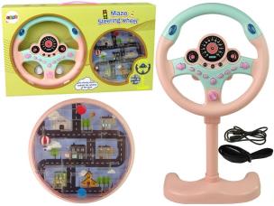 Opakowanie Interaktywna kierownica różowa