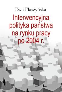Okładka książki Interwencyjna polityka państwa na rynku pracy...