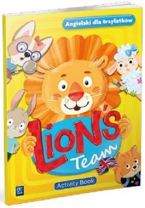 Okładka książki J. ang. 3-latek Lion's Team. KP 2022 WSIP
