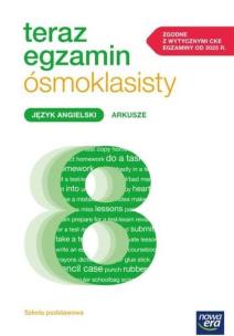 Okładka książki J.angielski Teraz egzamin 8-klasis Ark.2024/25