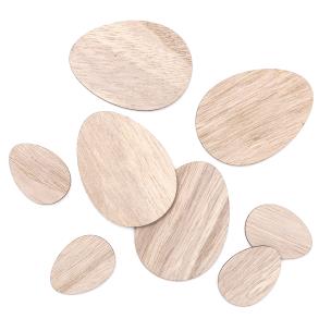 Opakowanie Jajka drewniane - naturalne 4cm, 7cm 8szt.
