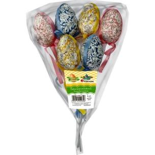 Opakowanie Jajka styropianowe 38x58mm 3 kolory 6szt