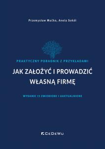 Okładka książki Jak założyć i prowadzić własną firmę