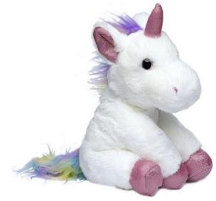 Opakowanie Jednorożec biało-tęczowy 35 cm