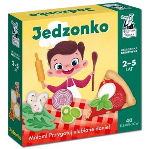 Jedzonko. Układanka kreatywna 2-5 lat. Autor: Nowakowska Katarzyna. Multiszop.pl Okładka książki Jedzonko. Układanka kreatywna 2-5 lat