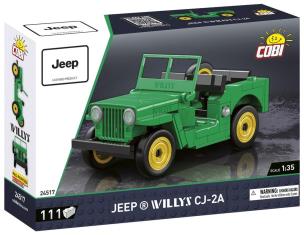 Jeep Willys CJ-2A zielony. Wydawca: Cobi. Multiszop.pl Opakowanie Jeep Willys CJ-2A zielony