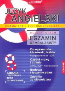 JĘZYK ANGIELSKI. GRAMATYKA. Repetytorium. Egzamin ósmoklasisty. COMBO. Autor: Maria Szukalska, Roman Kuliniak. Multiszop.pl Okładka książki JĘZYK ANGIELSKI. GRAMATYKA. Repetytorium. Egzamin ósmoklasisty. COMBO