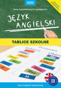 Język angielski. Tablice szkolne. Nowe wydanie. Autor: autor zbiorowy. Multiszop.pl Okładka książki Język angielski. Tablice szkolne. Nowe wydanie