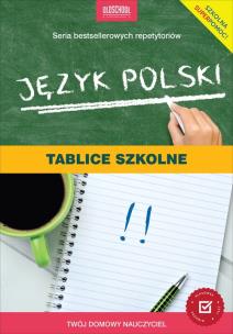 Język polski. Tablice szkolne. Nowe wydanie. Autor: autor zbiorowy. Multiszop.pl Okładka książki Język polski. Tablice szkolne. Nowe wydanie