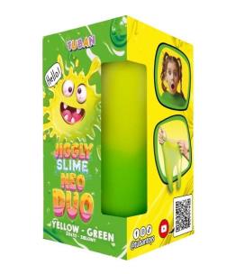 Jiggly Slime Neo Duo żółto-zielony 430g. Wydawca: Tuban. Multiszop.pl Opakowanie Jiggly Slime Neo Duo żółto-zielony 430g