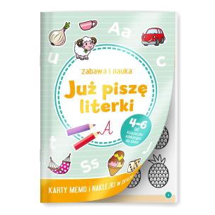 Już piszę literki. Zabawa i nauka. Autor: Opracowanie zbiorowe. Multiszop.pl Okładka książki Już piszę literki. Zabawa i nauka