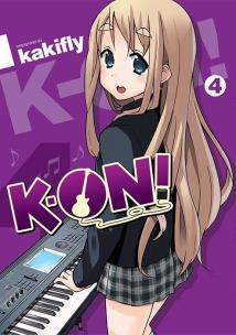 Okładka książki K-on!. Tom 4