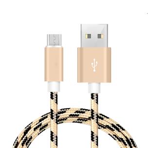 Opakowanie Kabel ładowarka microusb złoty