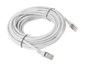 Okładka książki Kabel Lanberg PCF5-10CC-1000-S (RJ45 - RJ45 ; 10m; kolor szary)