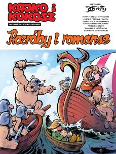 Kajko i Kokosz Rozróby i romanse. Autor: Irena Brignull. Multiszop.pl Okładka książki Kajko i Kokosz Rozróby i romanse