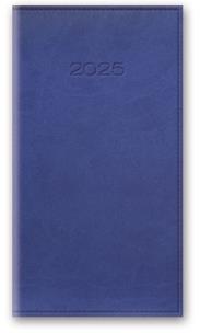 Okładka książki KAL 2025 A6 TYGODNIOWY OPRAWA VIVELLA - Zgaszony niebieski
