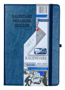 Opakowanie Kalendarz 2022/23 A5 tyg. Salsa granatowy ELEFANT
