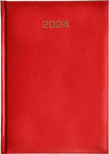 Opakowanie Kalendarz 2022 Dzienny A5 Baladek czerwony ANIEW