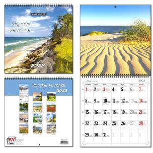 Opakowanie Kalendarz 2023 13 Plansz Polskie Pejzaże