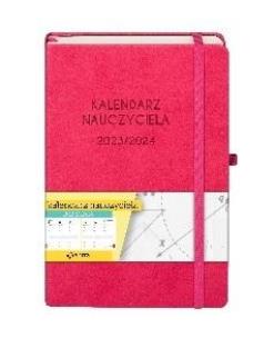 Okładka książki Kalendarz 2023/2024 B5 nauczyciela TDW rózowy