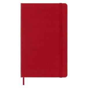 Kalendarz 2023/2024 tygod 18M L tw. Scarlet Red. Wydawca: Moleskine. Multiszop.pl Opakowanie Kalendarz 2023/2024 tygod 18M L tw. Scarlet Red