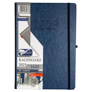 Opakowanie Kalendarz 2023 A4 Jazz dzienny granatowy