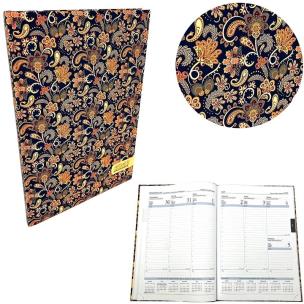 Opakowanie Kalendarz 2023 A4 tygodniowy soft touch paisley bl