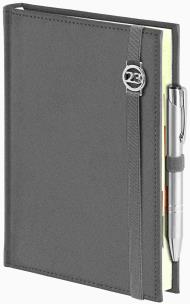 Opakowanie Kalendarz 2023 A4T Cross z gumką azurowa data Srebrny