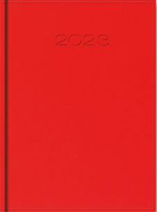 Opakowanie Kalendarz 2023 A5 dzienny vivella czerwony