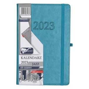 Opakowanie Kalendarz 2023 A5 Jazz dzienny turkusowy